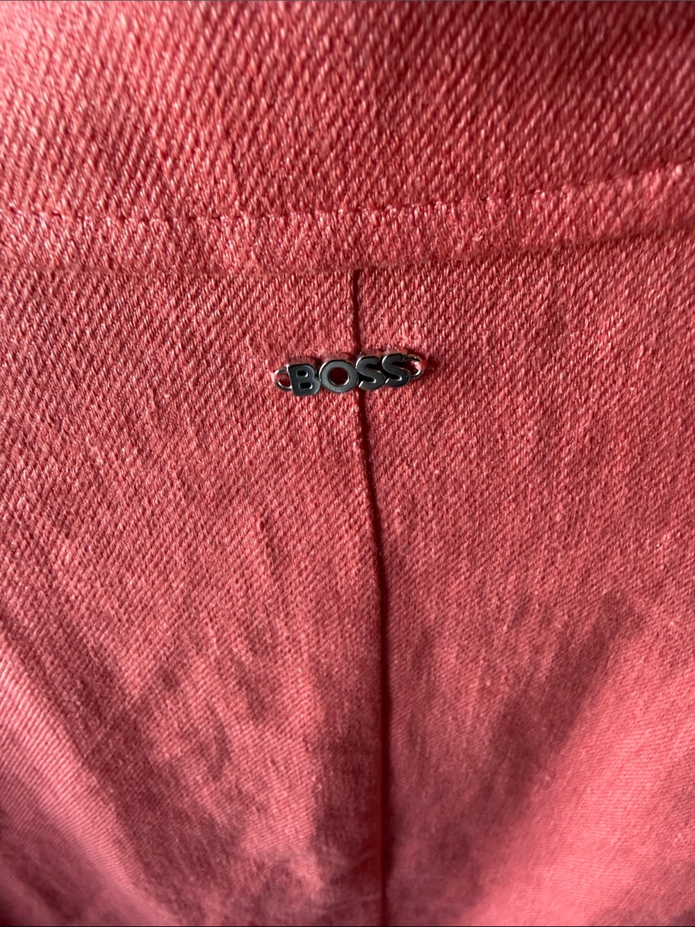 BOSS Coral Pink Single-Button Women's Blazer - Picture 4 of 7